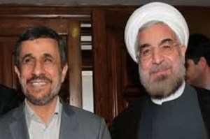 Mahmoud Ahmadinejad trató temas de política y economía con Hassan Rowhani (Foto: Archivo)
