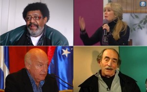 Ruben Rada, Eduardo Galeano, Cristina Fernández, Walter Reyno