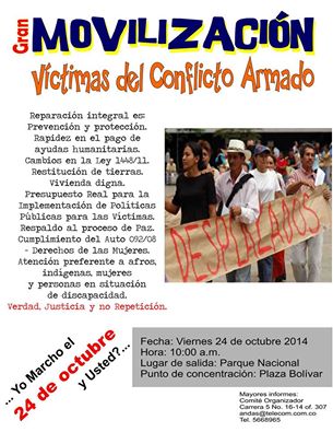 marcha victimas