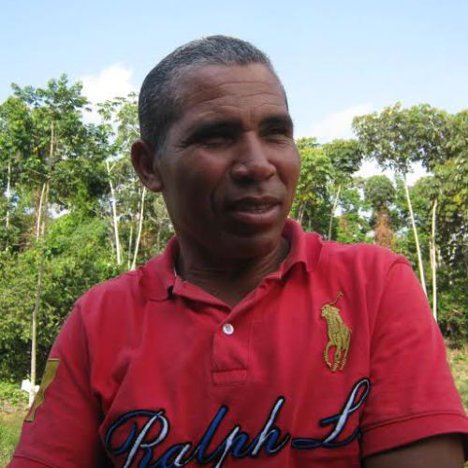 Luis Carlos Herrera, presidente de la Asociación Campesina del Alto Sinú –ASODECAS-